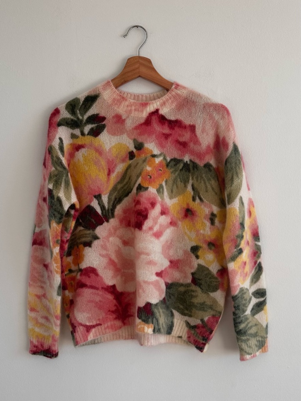 Sezane wool mohair Clarissa jumper in London Bouquet size Small - Picture 3 of 8